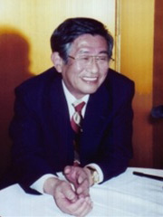 勝股保臣(第1回卒業生・元教員)<br /> 平成22年7月10日 記
